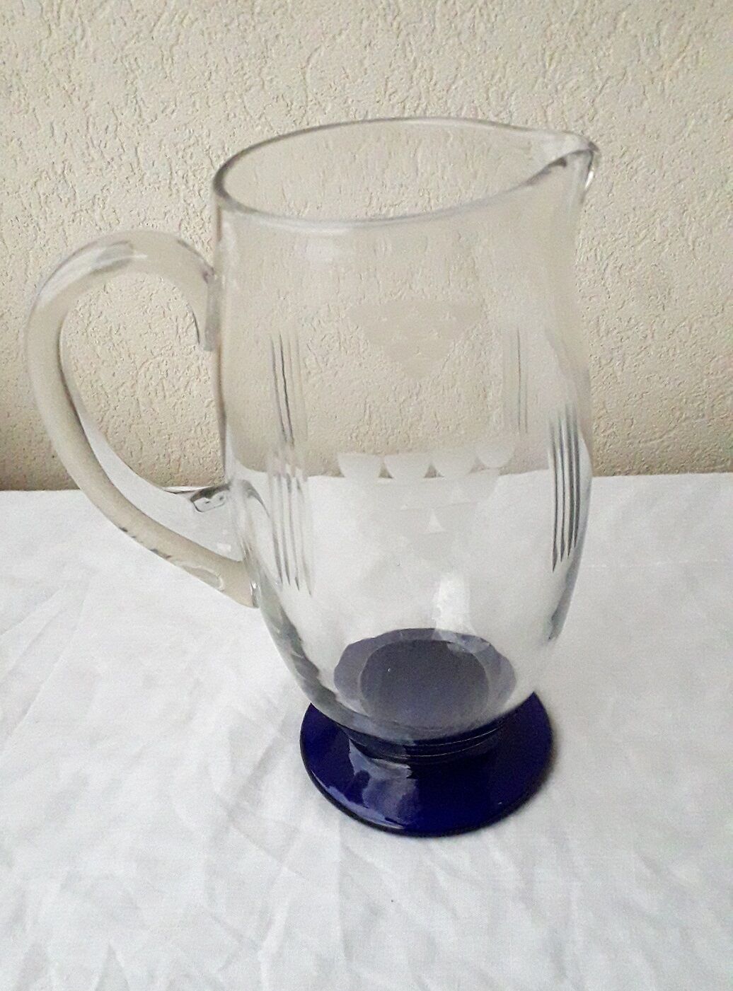 Glass pitcher