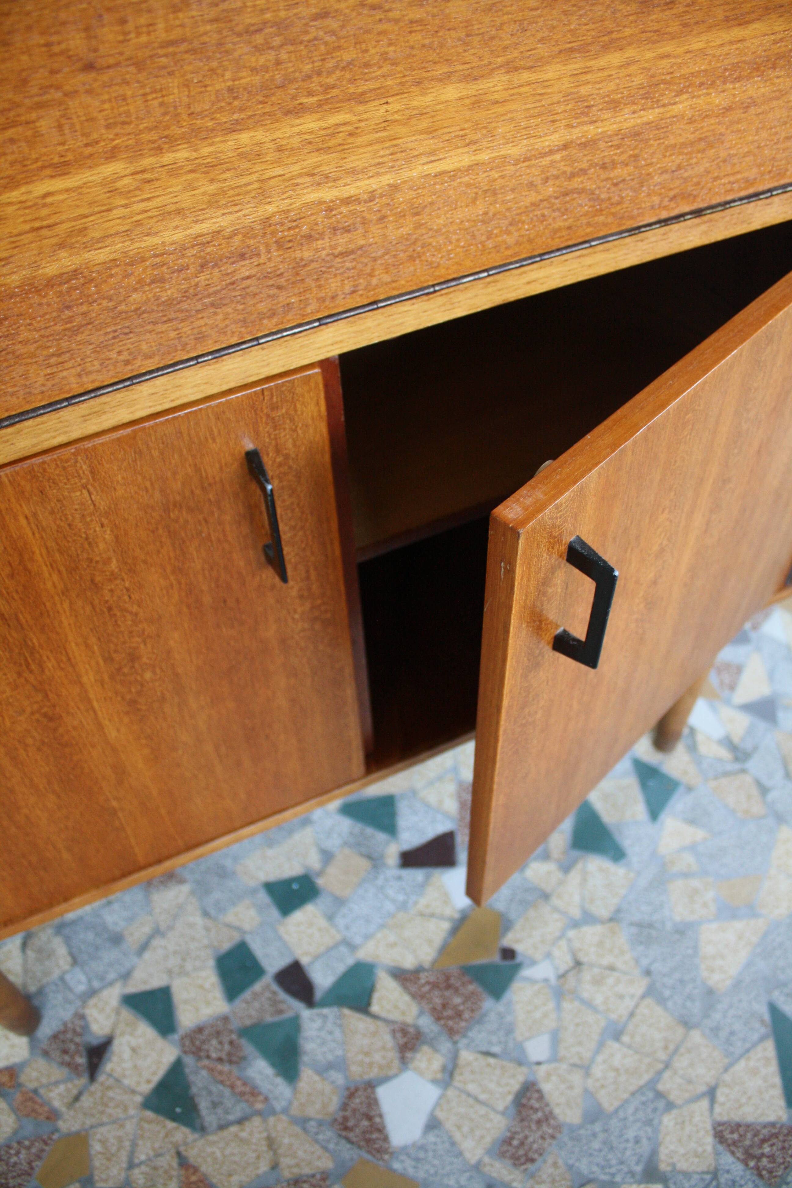Secretary teck vintage oak