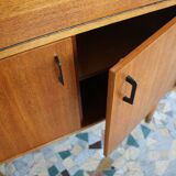 Secretary teck vintage oak