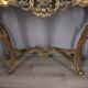 Antique classic console in wood decorated with mirror from the late 19th
