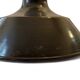 Large industrial lampshade in black enameled sheet metal, vintage 1950 N1