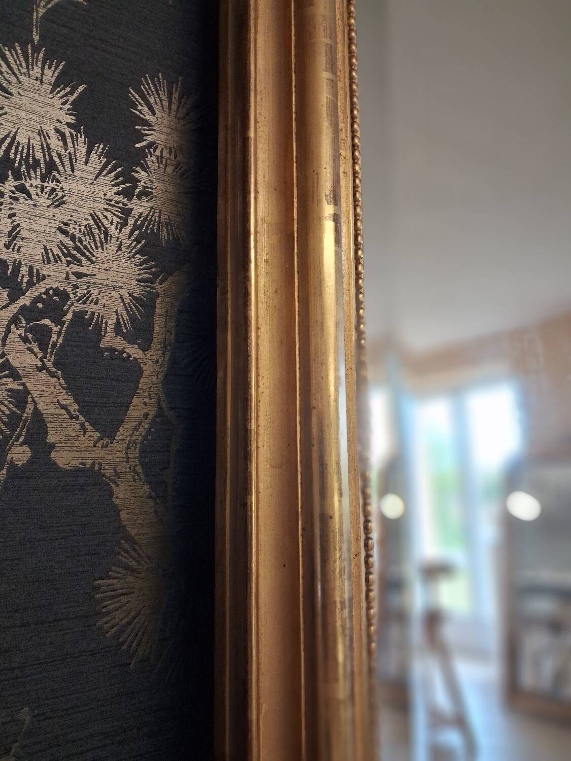 Napoleon III period mirror 220 x 125