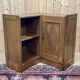 1950s oak corner cabinet