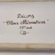 Spoon holder tray with old Moustiers decor