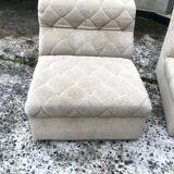 Laauser sofa and armchairs set of modules from the 60s/70s vintage