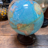 Globe world map vintage seventies Duplex