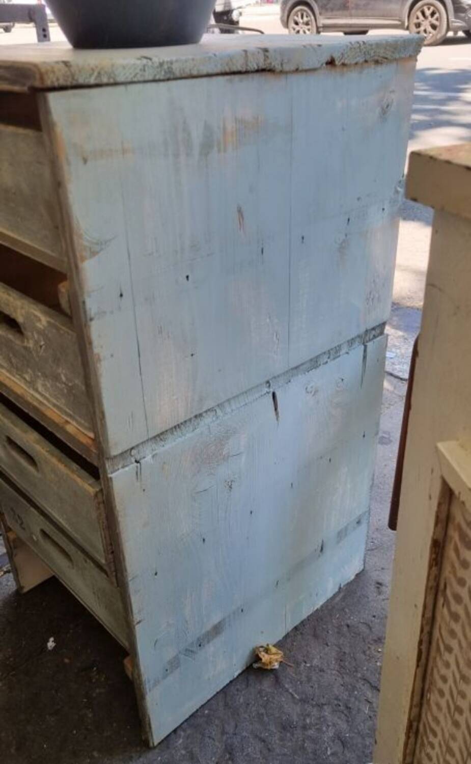 Craft cabinet with drawers