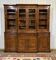 Victorian 19th-century walnut secretary bookcase with 8 doors.