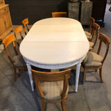 Table ronde patinée