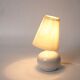 Terracotta lamp signed