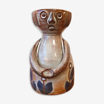 Vase, human figure, "The potter's house"