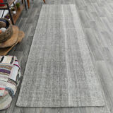 Modern oushak runner rug 103x316cm