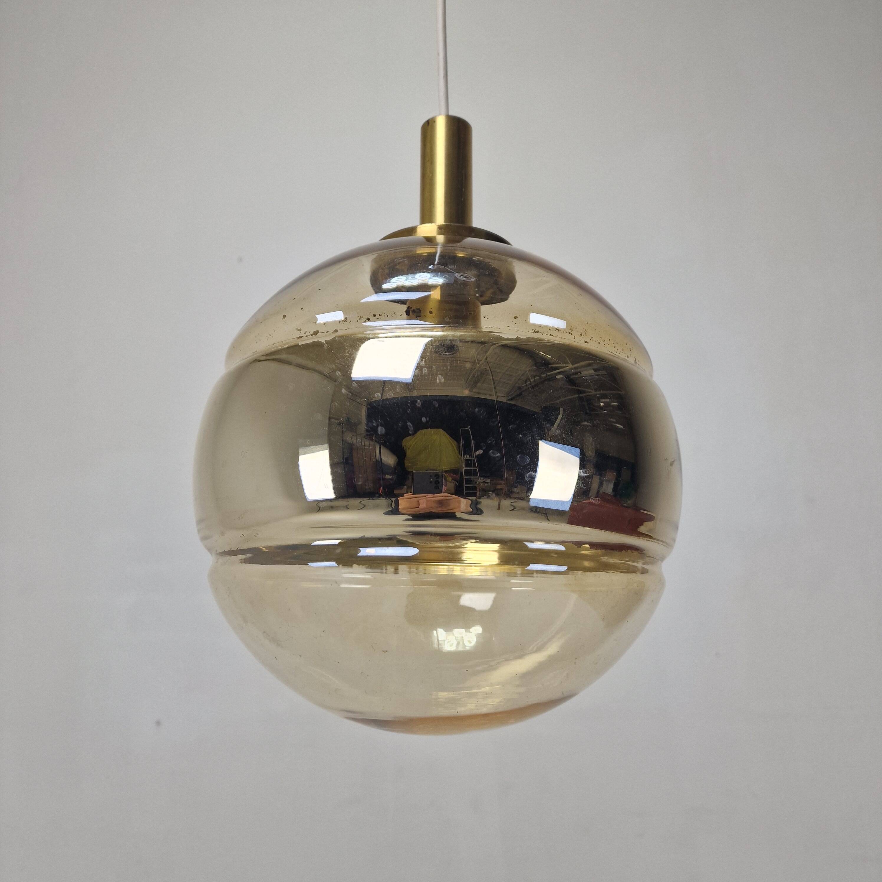 Elegant Mid-Century Modern Pendant by Peill & Putzler, Germany 1970's