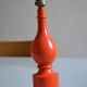 Pied de lampe orange 70's philippe capelle