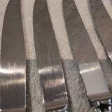 12 silver-plated table knives by Christofle, Albi pattern