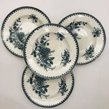 4 deep plates "St-Amandinoise" Model "Margot"