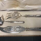 Argenterie, service à poisson 3 pièces style Empire début XXème