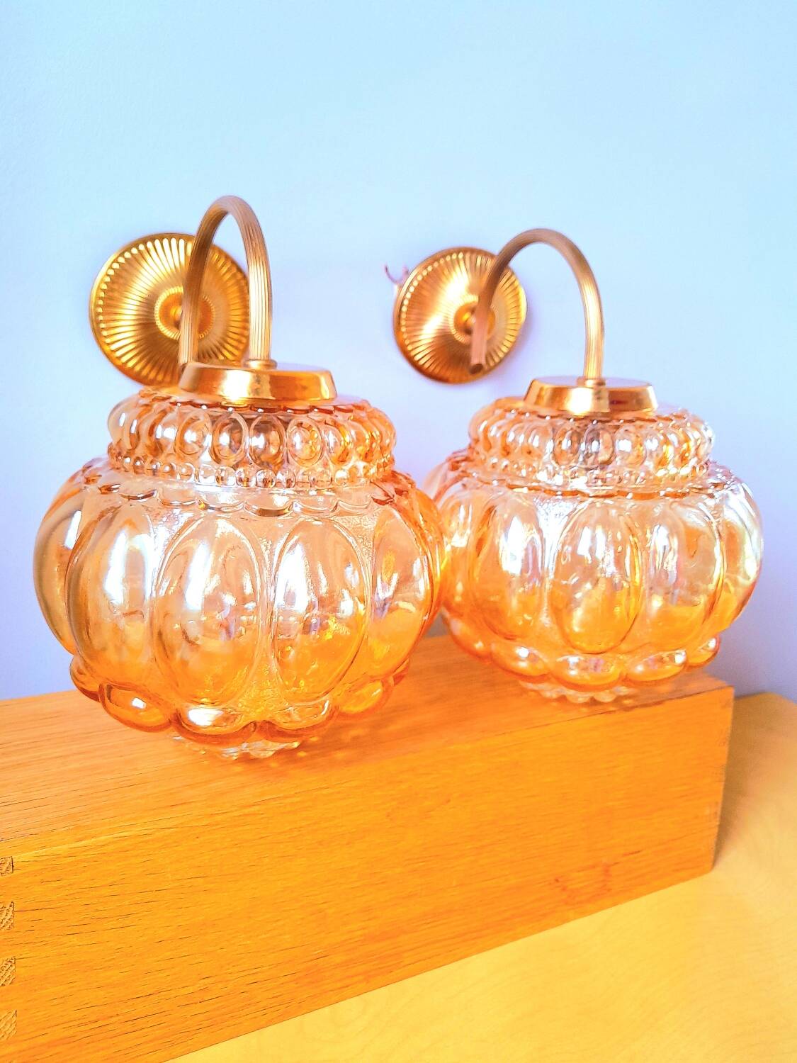 Bubble wall lights Helena Tynell, 1970.