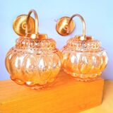 Bubble wall lights Helena Tynell, 1970.