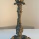 Vintage bronze Neo Louis XV candlestick
