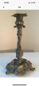 Vintage bronze Neo Louis XV candlestick