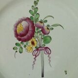 Les islettes earthenware plate late 19th century