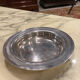 Hollow / hollow plate plates in silver metal Ercuis