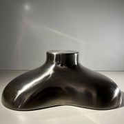 Plat tripartite, acier inoxydable,Georg Jensen, Danemark 1970s