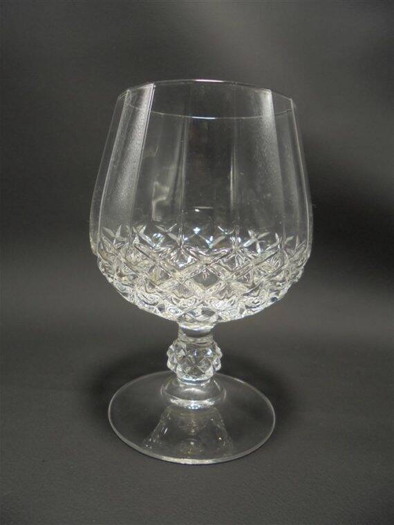 Set of 6 cognac glasses