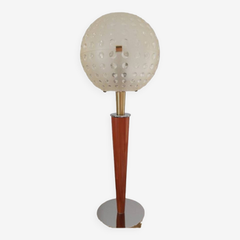 Conical lamp and acrylic lampshade 1970 Scandinavian