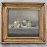 Still life with apples