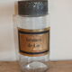 Old medicine jar - glass apothecary: Flax seeds