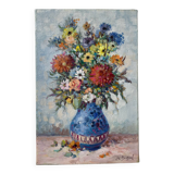 Flower bouquet painting signed Duboil