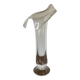 Vase tulipe en verre