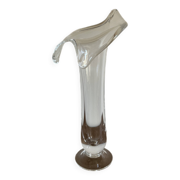 Glass tulip vase