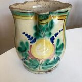 Vase pitcher 18th Italian glazed earth of Vietri Amalfi
