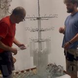 Extra Large Murano Glass Chandelier 1980’s