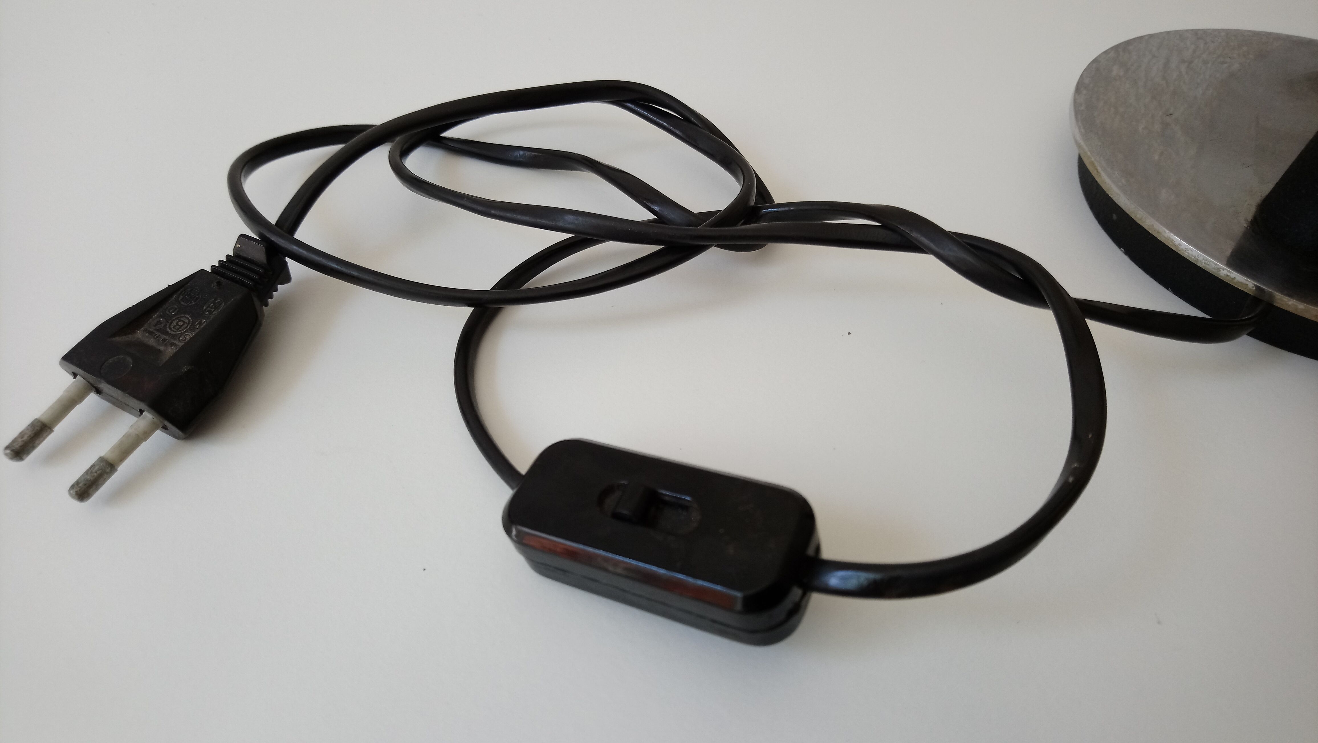 50 black years hammered metal lamp