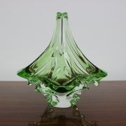 Mid-century glass bowl designed by josef hospodka, 1960's