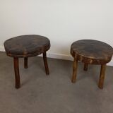 Brutalist Side Tables