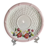 Barbotine dessert plate