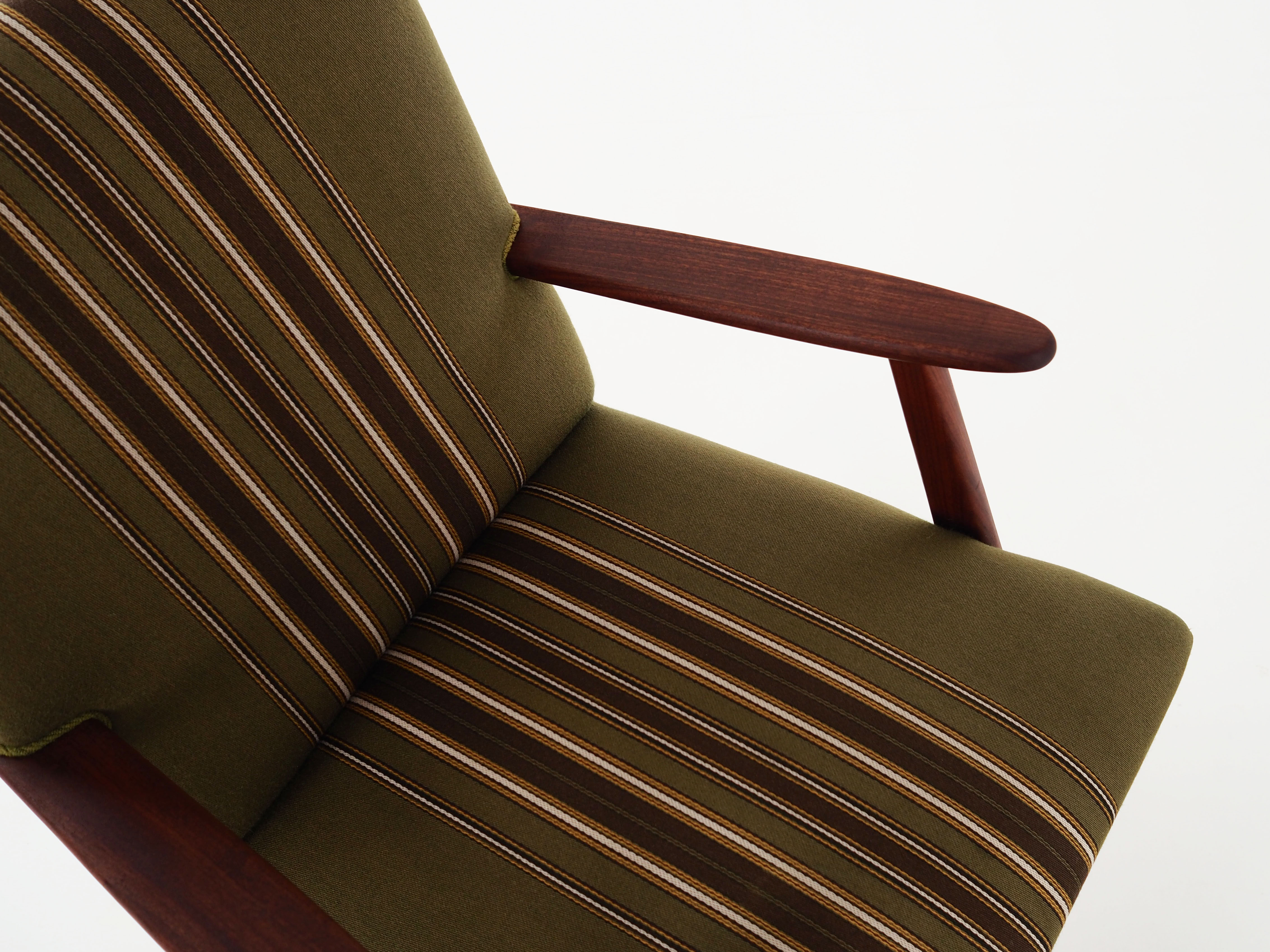 Armchair, teak construction, Scandinavian design of the 70s