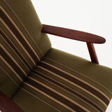 Armchair, teak construction, Scandinavian design of the 70s