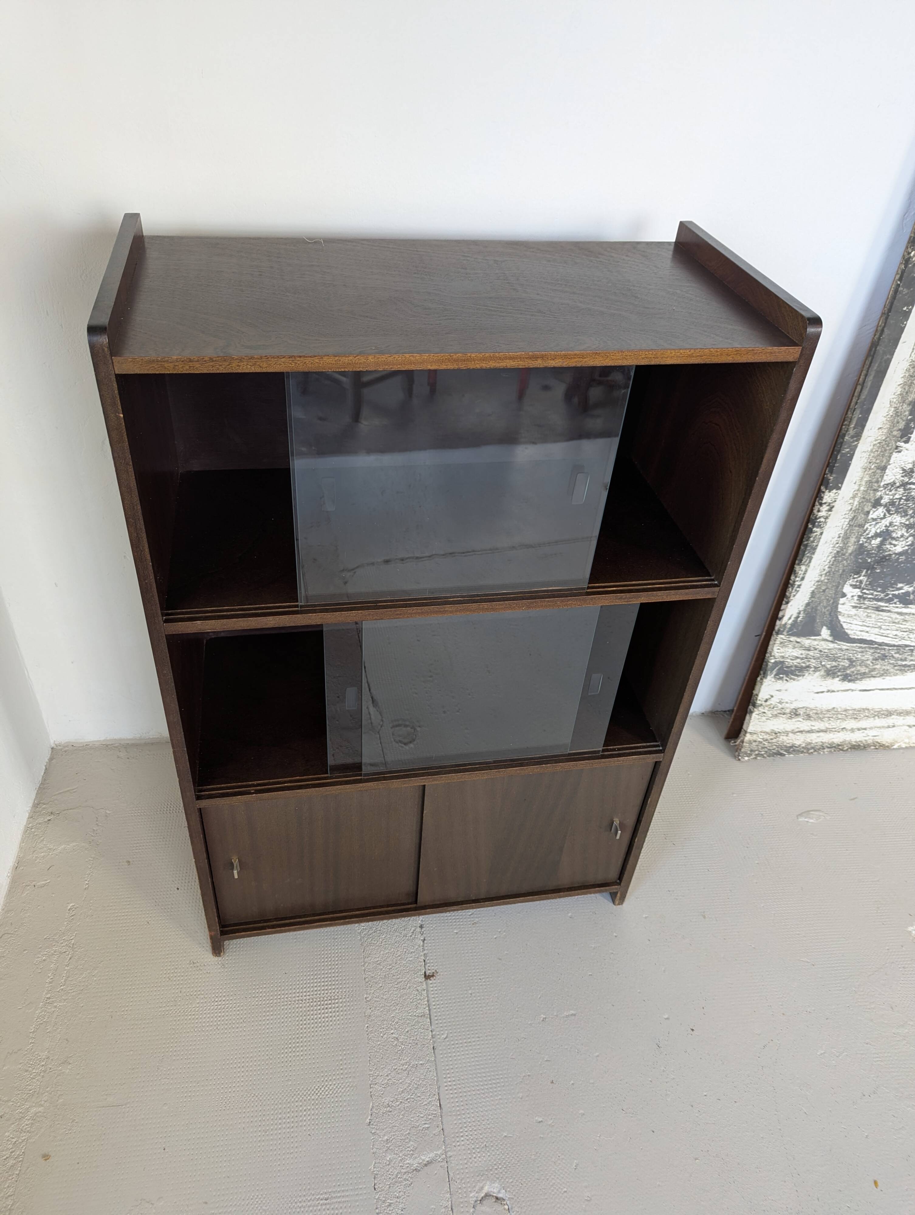 Bibliothèque , vitrine vintage