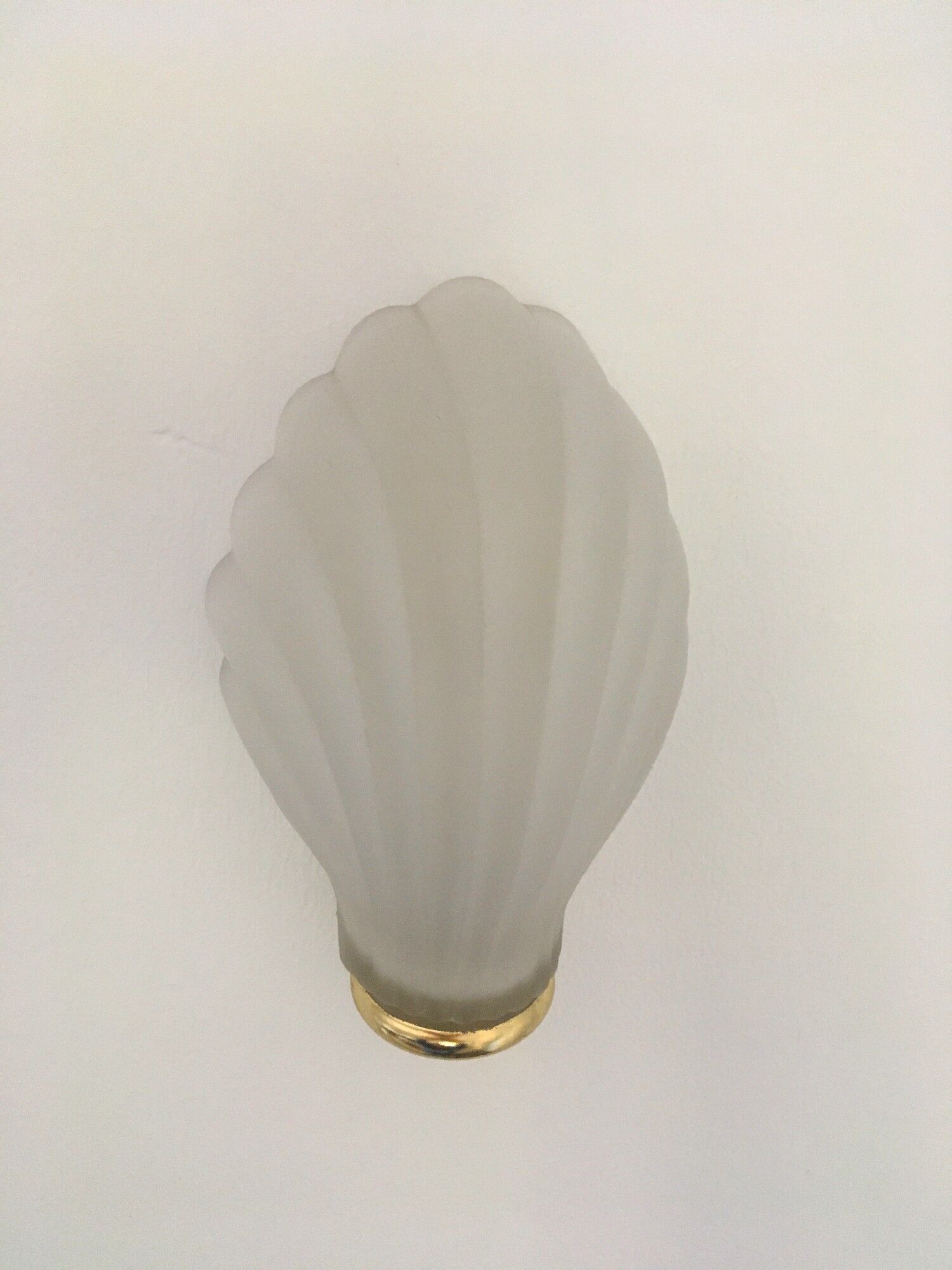 Vintage shell wall lamp 70s