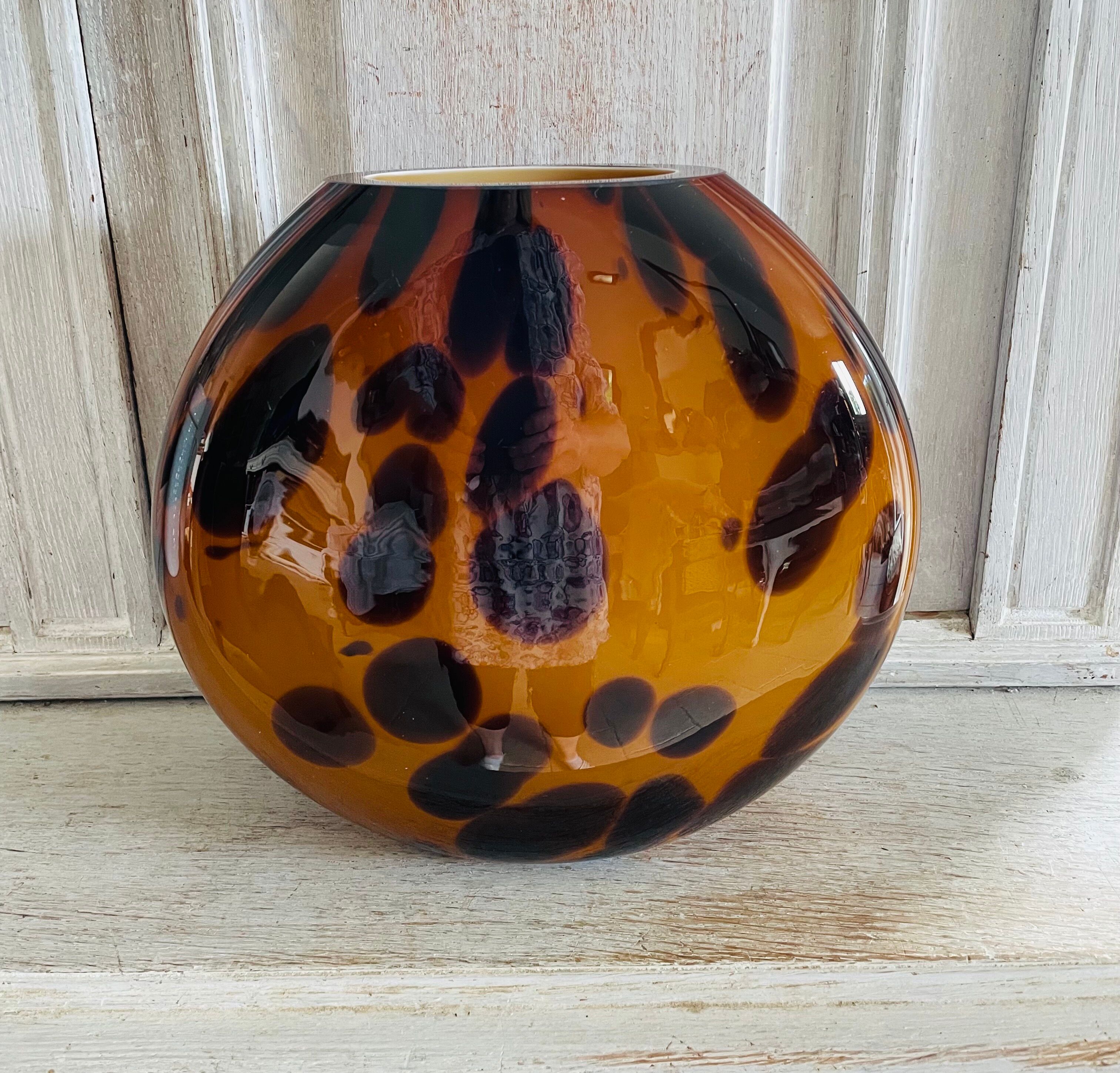 Vase tortoiseshell 80s