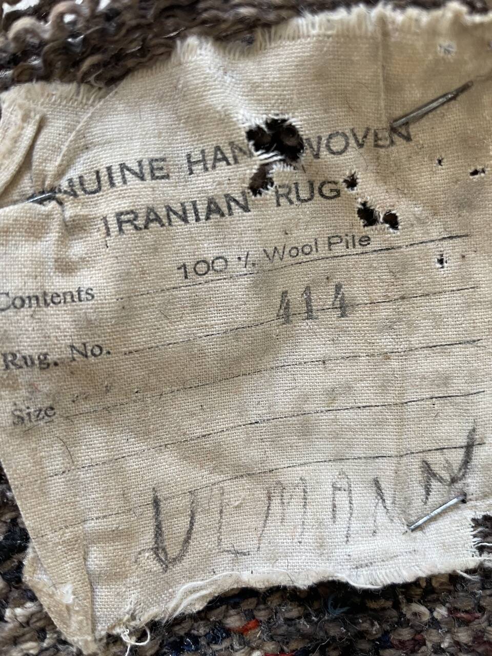 Persian Meshkin rug early 20th century