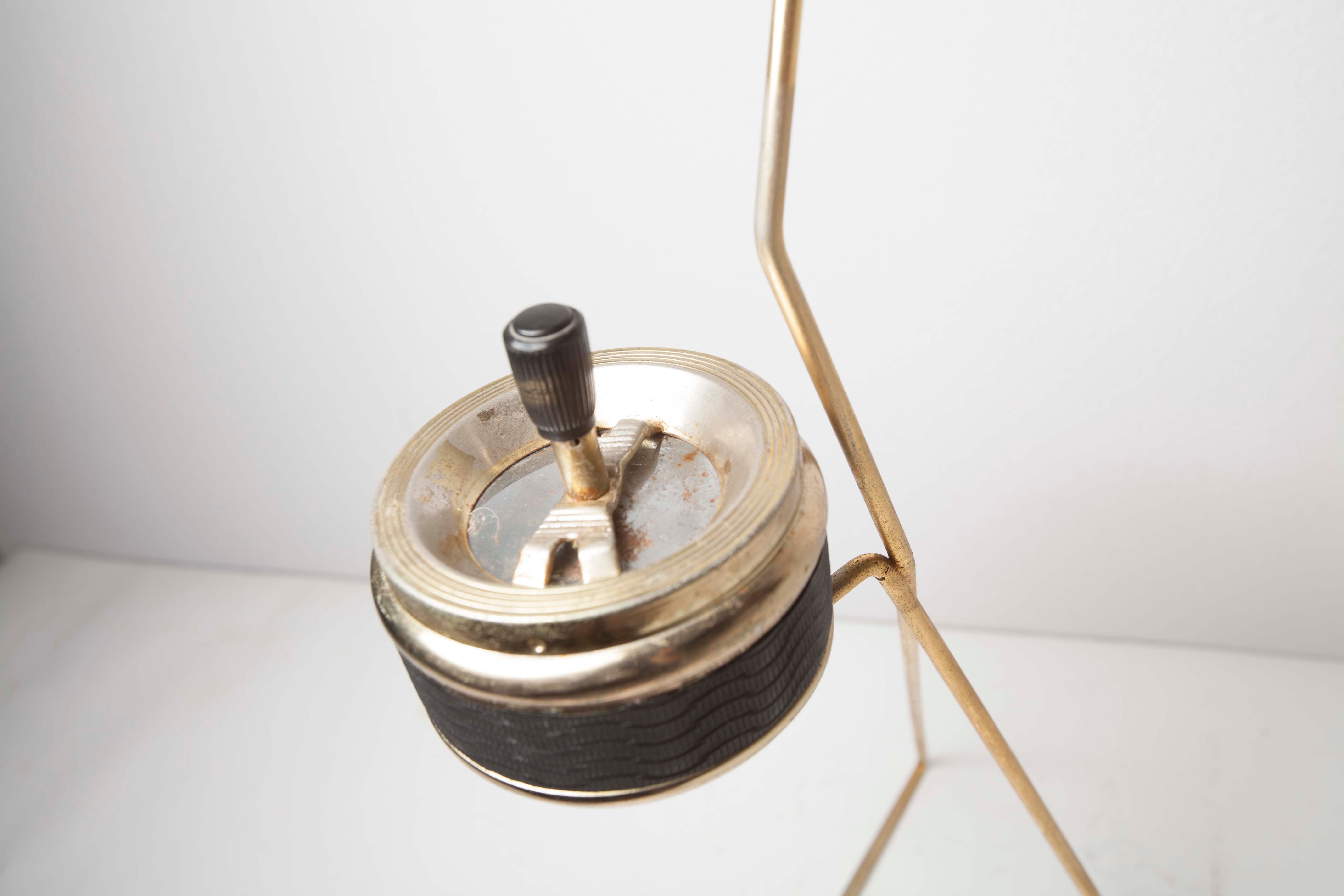 Ashtray on foot golden 60s