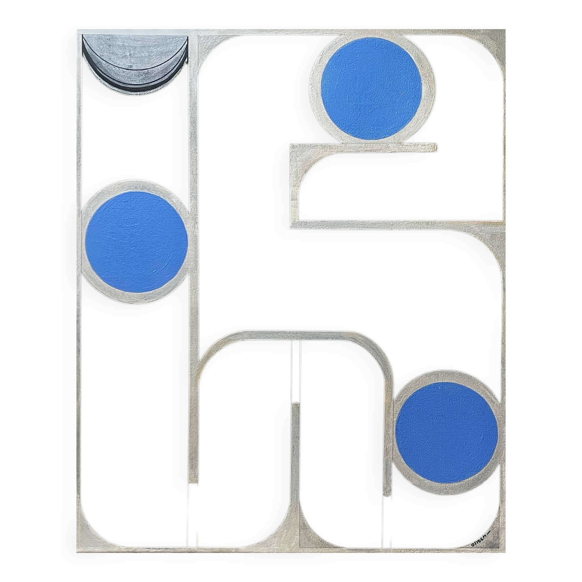 Tableau Olisch "The Blue Orange"