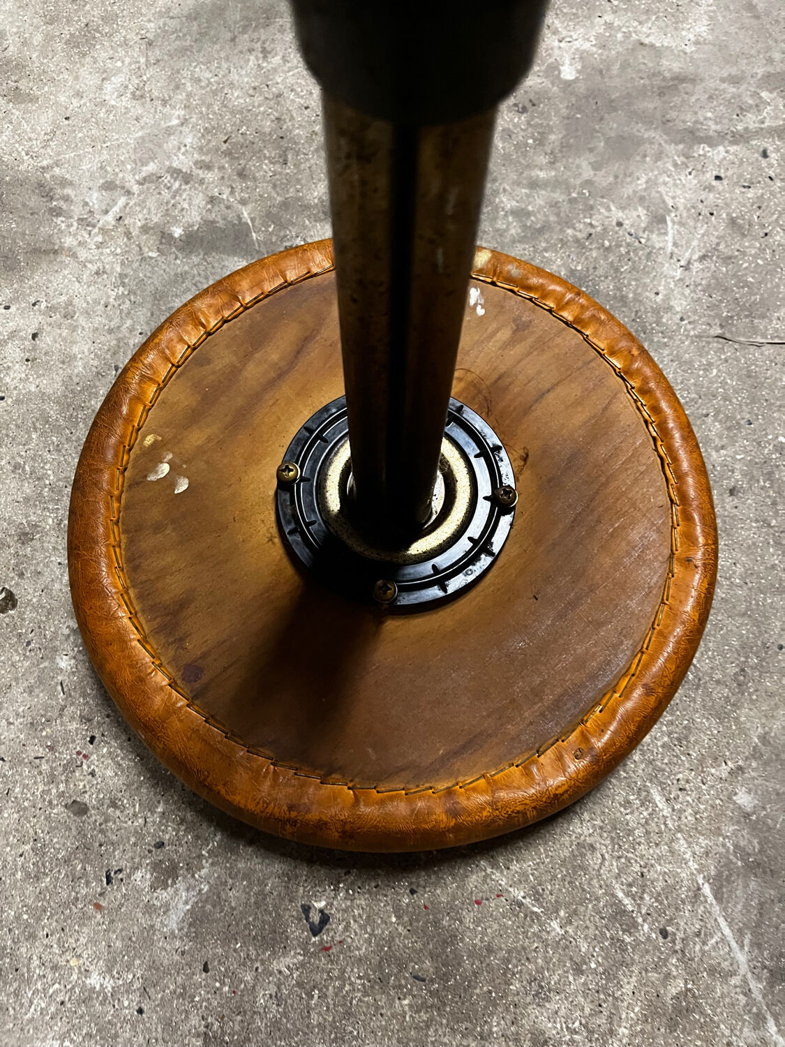 Leather stool